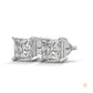 1.5 CT. Princess-Cut Lab Diamond Studs