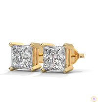 1.5 CT. Princess-Cut Lab Diamond Studs