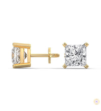 1.5 CT. Princess-Cut Lab Diamond Studs