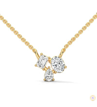 1.5 Ct. 3-Stone Lab Diamond Pendant