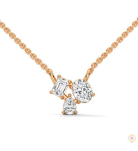 1.5 Ct. 3-Stone Lab Diamond Pendant