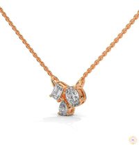 1.5 Ct. 3-Stone Lab Diamond Pendant
