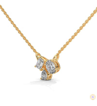 1.5 Ct. 3-Stone Lab Diamond Pendant