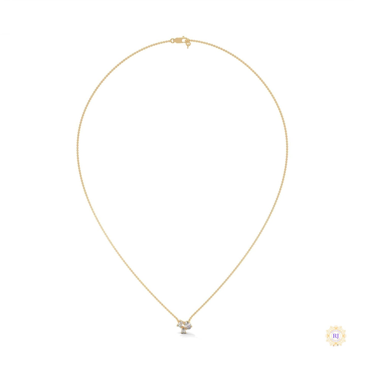 1.5 Ct. 3-Stone Lab Diamond Pendant