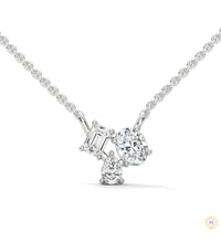 1.5 Ct. 3-Stone Lab Diamond Pendant