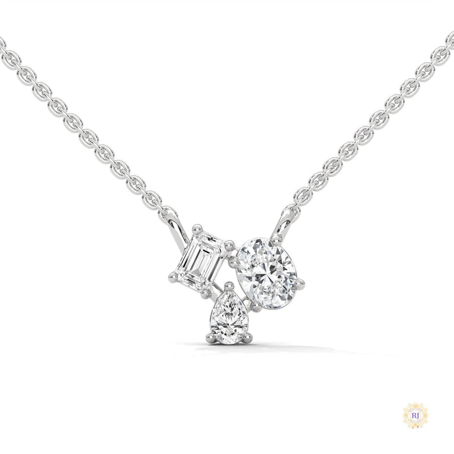 1.5 Ct. 3-Stone Lab Diamond Pendant