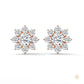 1.50 CT. Diamond Flower Cluster Stud Earrings