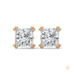 1.50 CT. Princess-Cut Diamond Stud Earrings