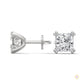1.50 CT. Princess-Cut Diamond Stud Earrings