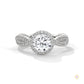 1.50 Ct. Round Diamond Halo Engagement Ring