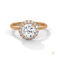 1.50 Ct. Round Halo Lab Diamond Ring