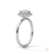 1.50 Ct. Round Halo Lab Diamond Ring