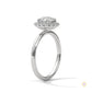 1.50 Ct. Round Halo Lab Diamond Ring
