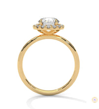 1.50 Ct. Round Halo Lab Diamond Ring