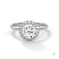 1.50 Ct. Round Halo Lab Diamond Ring