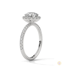 1.80 Ct. Round Halo Lab Diamond Ring