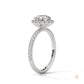 1.80 Ct. Round Halo Lab Diamond Ring