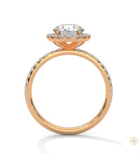 1.80 Ct. Round Halo Lab Diamond Ring