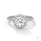 1.80 Ct. Round Halo Lab Diamond Ring