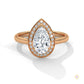 1.85 Ct. Pear Halo Diamond Engagement Ring
