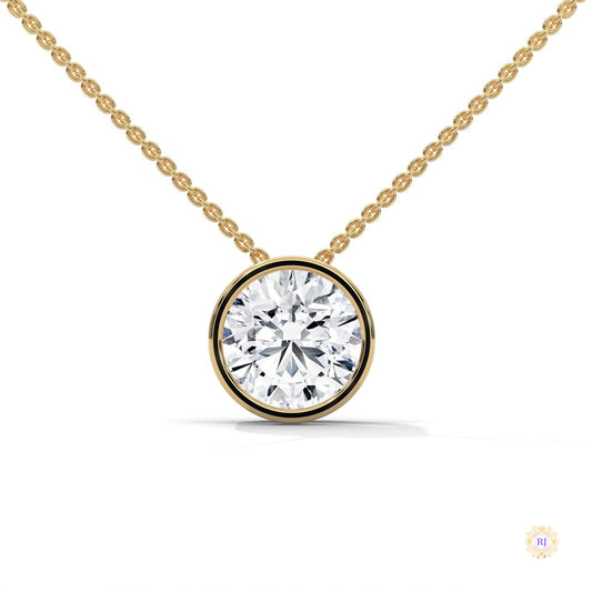 2 CT. Floating Lab Diamond Pendant
