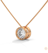 2 CT. Floating Lab Diamond Pendant