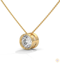 2 CT. Floating Lab Diamond Pendant