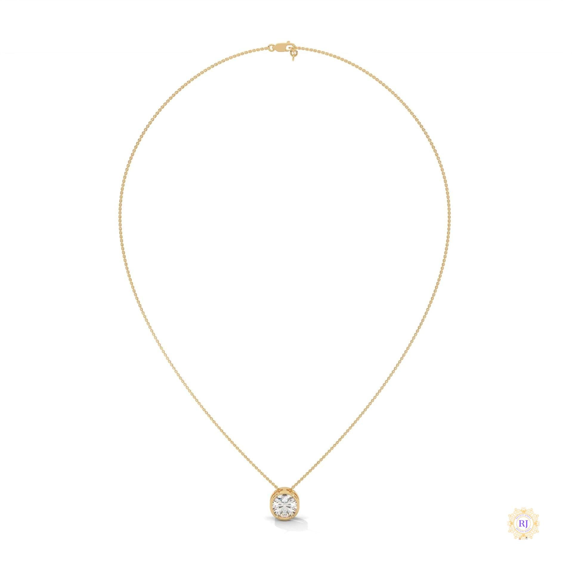 2 CT. Floating Lab Diamond Pendant