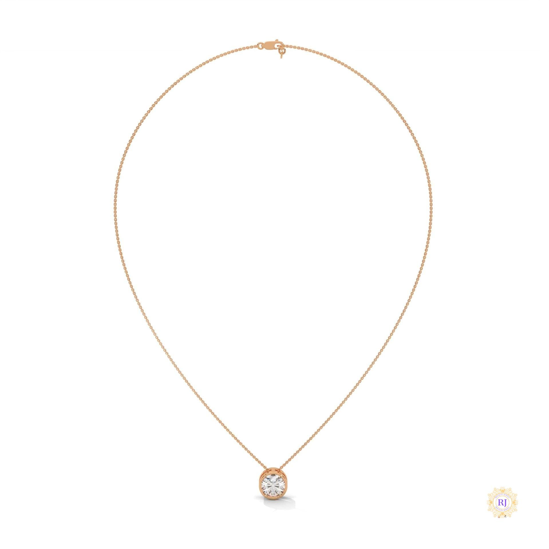 2 CT. Floating Lab Diamond Pendant