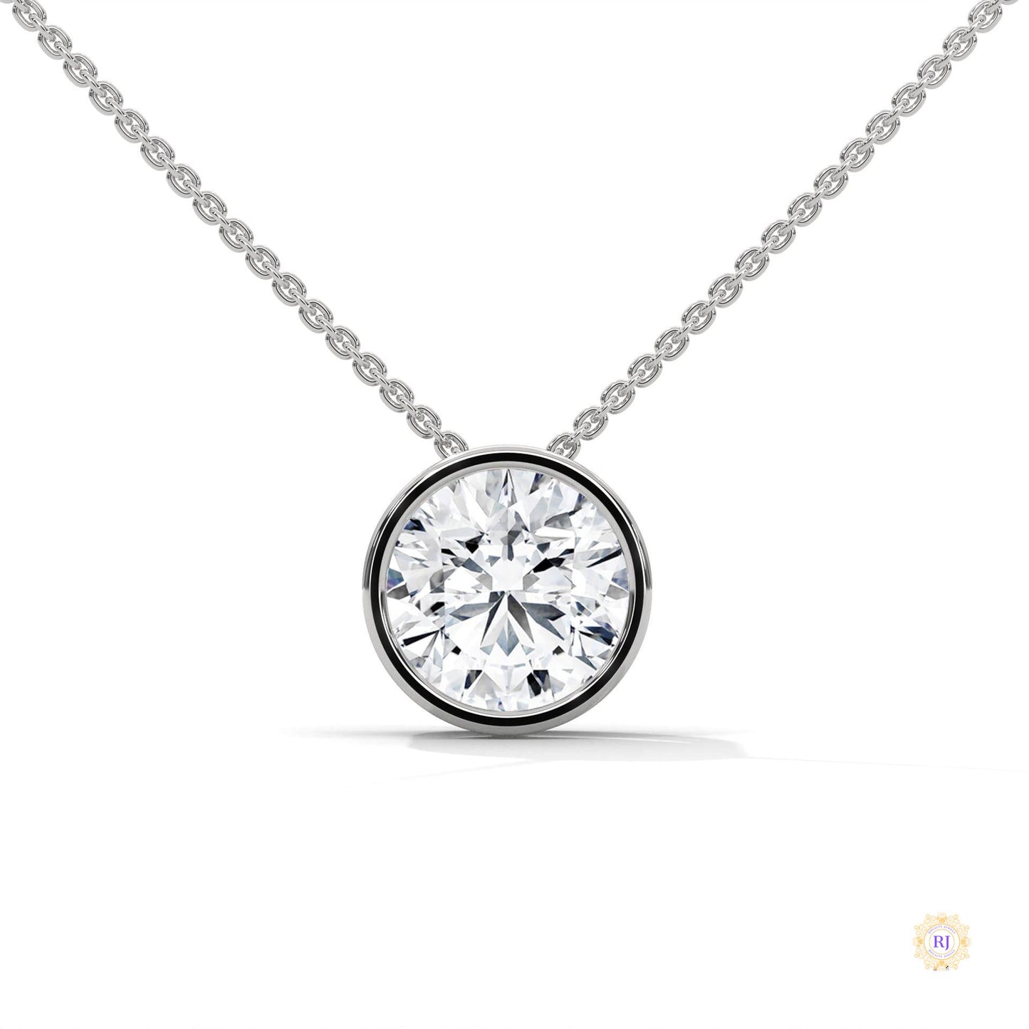 2 CT. Floating Lab Diamond Pendant