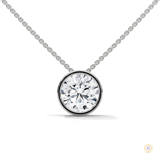 2 CT. Floating Lab Diamond Pendant