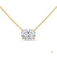2 CT. Floating Oval Lab Diamond Pendant