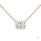 2 CT. Floating Oval Lab Diamond Pendant