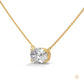 2 CT. Floating Oval Lab Diamond Pendant