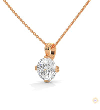2 CT. Lab Diamond Solitaire Pendant