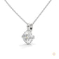 2 CT. Lab Diamond Solitaire Pendant