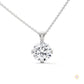 2 CT. Lab Diamond Solitaire Pendant