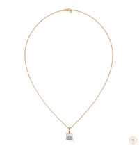 2 CT. Princess-Cut Lab Diamond Pendant