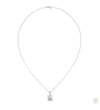 2 CT. Princess-Cut Lab Diamond Pendant