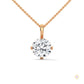 2 CT. Round Diamond Solitaire Pendant