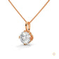 2 CT. Round Diamond Solitaire Pendant