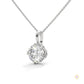 2 CT. Round Diamond Solitaire Pendant