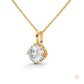2 CT. Round Diamond Solitaire Pendant