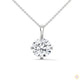2 CT. Round Diamond Solitaire Pendant