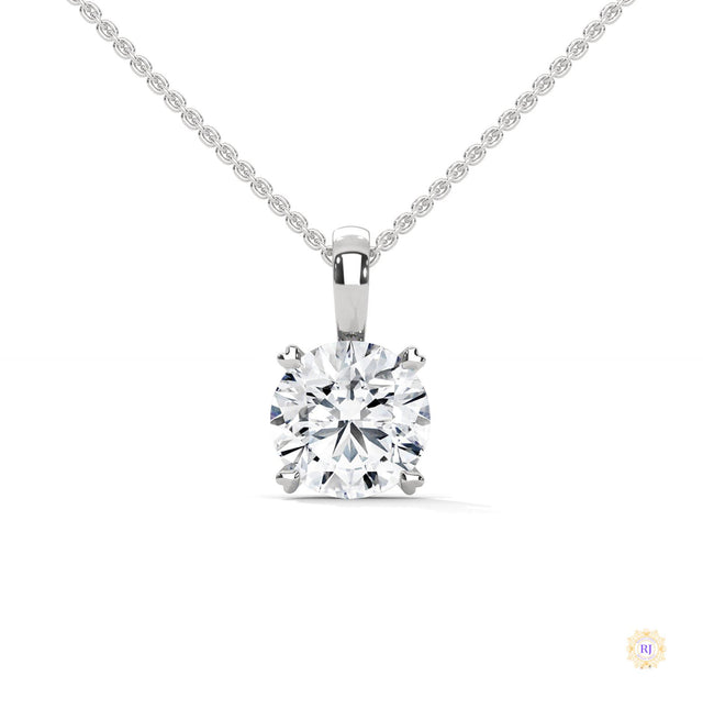 2 CT. Solitaire Lab Diamond Pendant