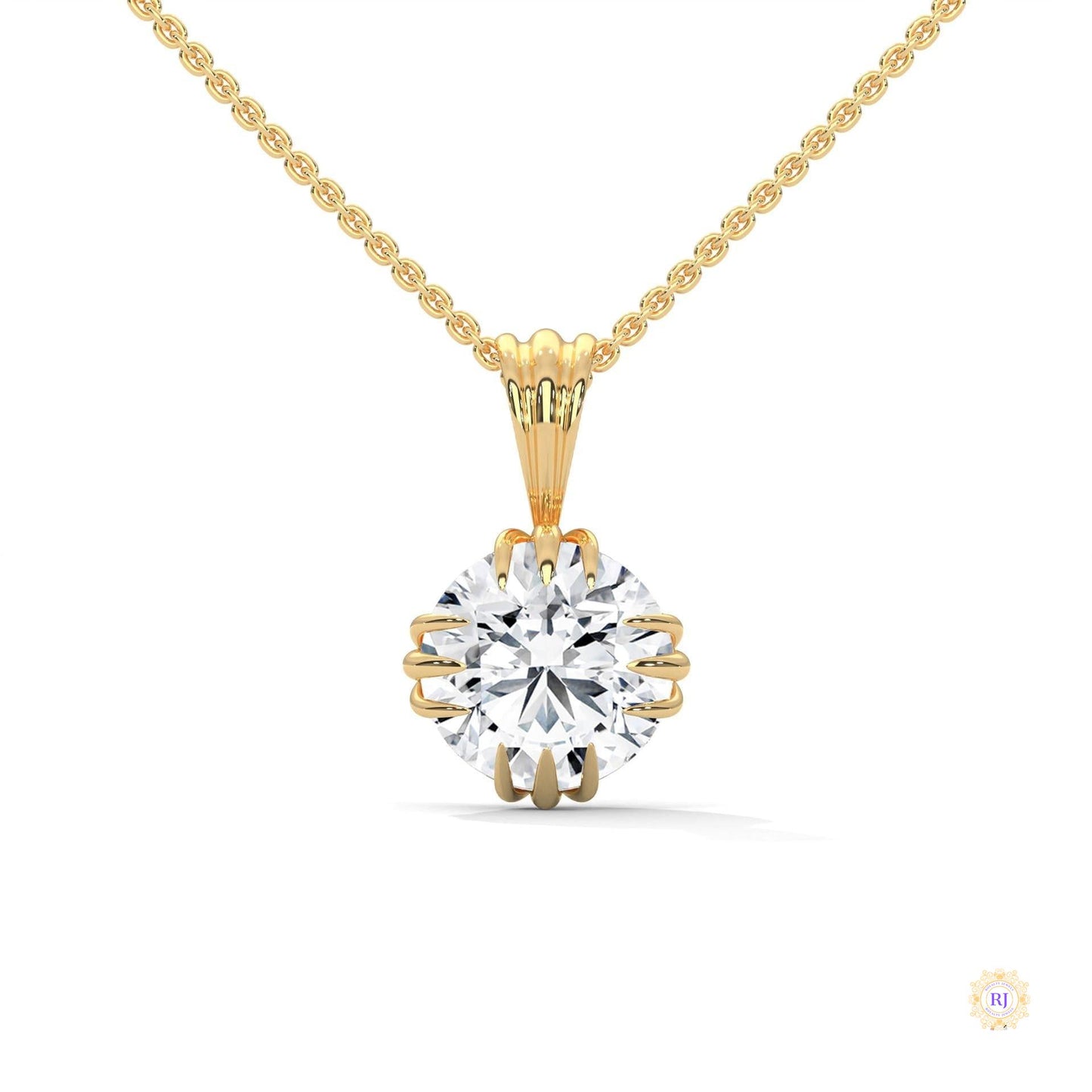 2 CT. Vintage Lab Diamond Pendant