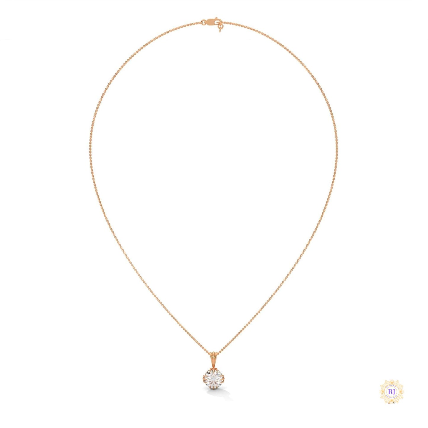 2 CT. Vintage Lab Diamond Pendant