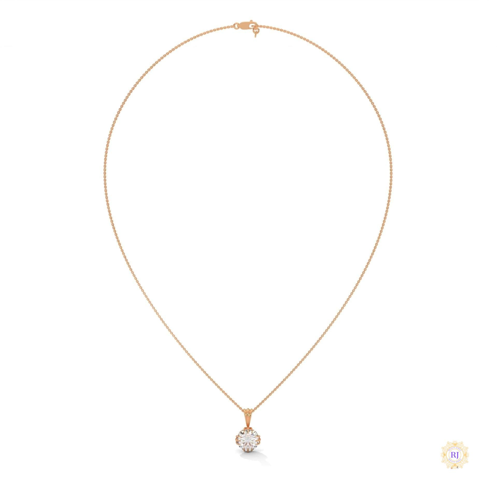 2 CT. Vintage Lab Diamond Pendant