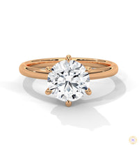2 Ct. 6-Prong Solitaire Lab Diamond Ring