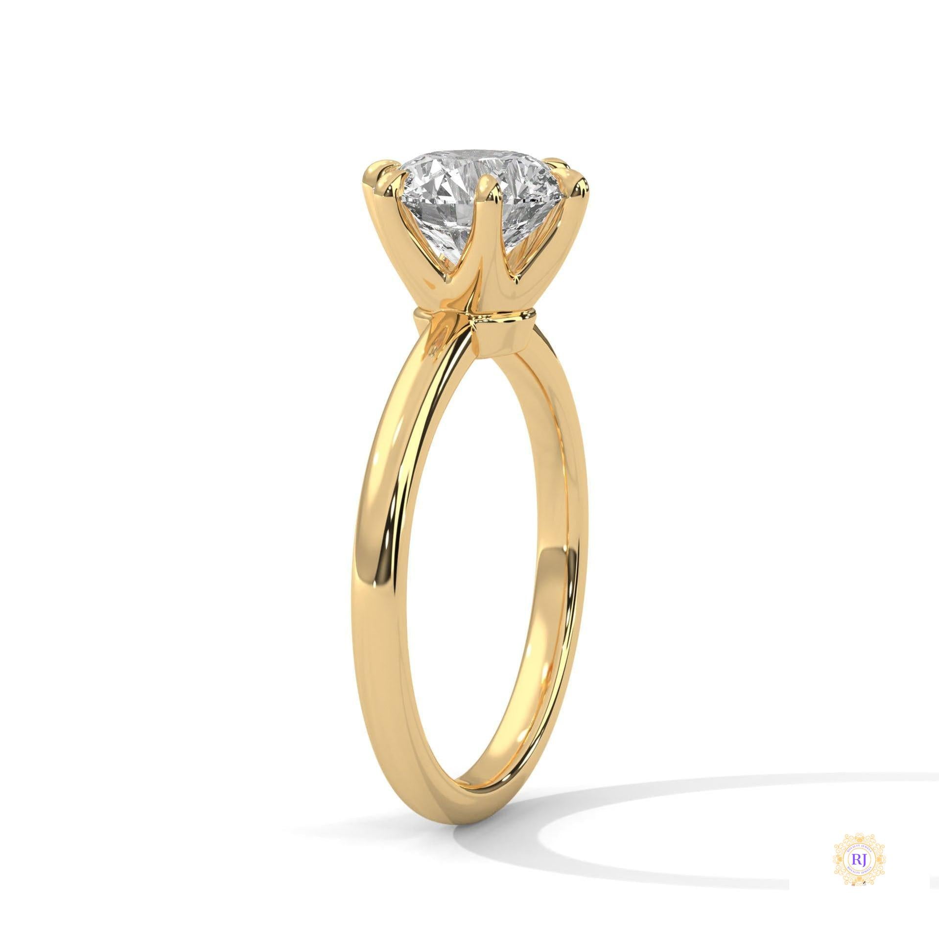 2 Ct. 6-Prong Solitaire Lab Diamond Ring
